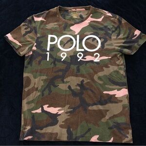 Polo, Ralph Lauren Camo 1992 Tee Shirt